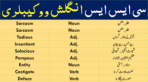 Css Vocabulary Pdf List With Urdu Meanings Vocabineer In 2020 Vocabulary Pdf Vocabulary English Vocabulary Words