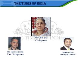 She is the chairman of india's largest media group, bennett, coleman & co. The Times Of India World S Largest Selling English Daily Ppt Download