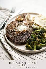 Restaurant Style Steak Easy Steak Recipe Joyous Apron Recipe Steak Restaurant Style Steak Recipes Beef Recipes