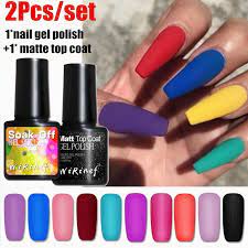 For the last year i transitioned from manicures back to applying tips to my nails. Buy 2 Pieces Set 10 Colors Matte Nail Polish Semi Permanent Uv Cleansing Gel Nail Varnish Paint Lacquer At Affordable Prices Free Shipping Real Reviews With Photos Joom