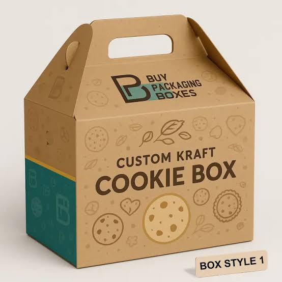 Custom Kraft Cookie Boxes With Logo
