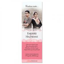 7 design kad kahwin yang fabulous (mesti cuba). Bunting 47