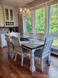 If you're in need of a bit of inspiration, consider the following farmhouse dining room ideas while you browse our gallery below. Modern Farmhouse Dining Room Table The Happy Farmhouse
