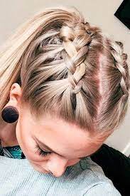 Looking For Some Cool And Fun And Trendy Braided Hairstyles Have A Look At Our Collection Of Easy Hairstyles Medium Length Hair Styles Easy Summer Hairstyles