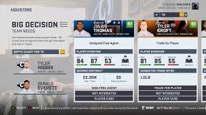 This is a guide for how to optimize your draft picks when drafting against primarily cpu's. Madden 19 Franchise Mode Complete Beginner S Guide Usgamer