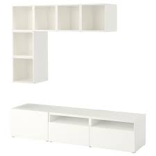 Wohnzimmer schrank zu verschenken ordentlicher zustand, ein griff ist etwas lose was man aber ganz einfach reparieren kann,die lange seite ist. Ikea Besta Eket Tv Schrankkombination Weiss Moebel Suchmaschine Ladendirekt De