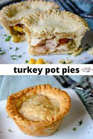 Turkey Pot Pies Recipe Pot Pie Recipe Easy Turkey Pie Recipe Turkey Pot Pie