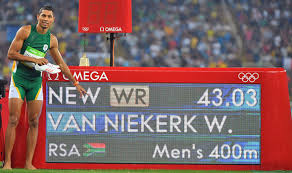 Norway's karsten warholm ran a stunning men's 400m hurdles race to obliterate his previous world record and take gold at tokyo 2020. Rio 2016 Wayde Van Niekerk Smashes Michael Johnson S 400m World Record To Clinch Gold Olympics 2016 Sport Express Co Uk