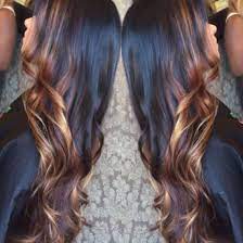 Long Hair With Stretched Black Root Balayage Highlights And Toner Dye My Hair Long Hair Styles Hair