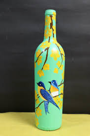 Bottle Painting In 2020 Bottle Painting Glass Bottle Diy Glass Bottles Art