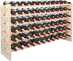 Select from premium wine storage of the highest quality. Amazon Com Smartxchoices Stackable Modular 72 Slots Wine Rack Floor Wine Storage Stand Wooden Wine Holder Display Shelves 72 Slots Wobble Free Solid Wood Free Standing Six Tier 72 Bottle Capacity Wood Home Kitchen