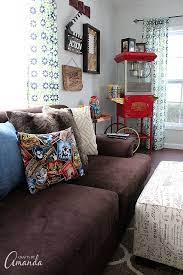 See more ideas about movie themed rooms, room themes, movie room decor. Movie Theater Family Room Makeover Family Room Makeover Living Room Reveal Room Makeover