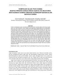Pengertian, ciri,sifat, jenis dan contoh. Kumpulan Puisi Sunda