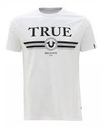 Mens True Horseshoe Logo T Shirt White Tee
