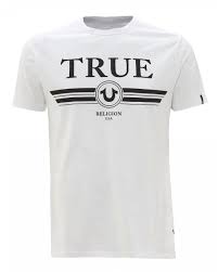 mens true horseshoe logo t shirt white tee