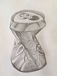 Crushed Cherry Coke Can Sketch By Elizabeth Thorne Gcse Art Sketchbook Art Sketchbook Drawings