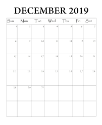 Download December 2019 Blank Calendar Blank Calendar Template Calendar Template Blank Calendar