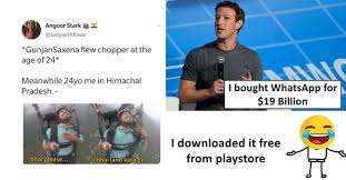 A blonde and a brunette both jumped off a cliff at the same time. 8 Best Desi Meme Pages On Instagram So Delhi