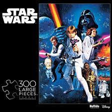 These 300 piece puzzles help your kids have a fun time and learn new things too. Buffalo Games Star Wars A New Hope 300 Large Piece Jigsaw Puzzle Walmart Com Walmart Com