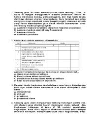 Pembinaan dan pemberdayaan amal usaha muhammadiyah. Contoh Portofolio Siswa Sd Kelas 6