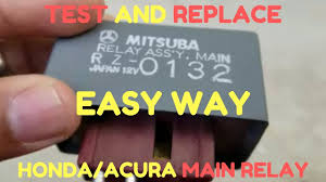 9 out of 10 based on 205 ratings. How To Test And Replace Main Relay Honda Acura 92 00 Car No Start Youtube