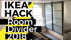 Sometimes we don't need more space, but rather make better use of the one we have. Studio Apartment Room Divider Ikea Hack Youtube