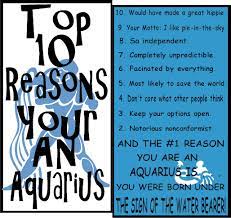 Top 10 Reasons Why You Are Your Sunsign Aquarius Quotes Aquarius Characteristics Zodiac Signs Aquarius