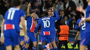 Defending champions PSG rout Slovan 6-1 in Champions League opener