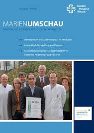 Marien hospital eickel befindet sich im stadtteil eickel der kreisfreien stadt herne im mittleren ruhrgebiet. Marienumschau Marien Hospital Witten