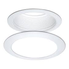 Halo E Series White Baffle Recessed Light Trim Fits Housing Diameter 6 In In The Recessed Light Trim Department At Lowes Com