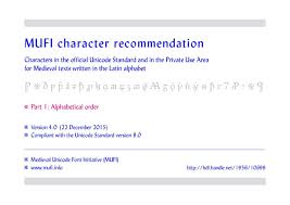 medieval characters in unicode 2015 forskargruppe i