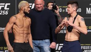Deiveson figueiredo didn't leave ufc fight night 169 with a belt around his waist, but he did score a memorable tko win over the result is a bit unsatisfying for the flyweight division. Ufc 256 Play By Play And Live Results