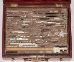 A 19th Century Eo Richter Architect Drawing Instruments Drafting Tools Antique Drafting Tools Architect Tools Drawing Instruments