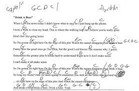 Drink A Beer Luke Bryan Capo 1st Guitar Chord Chart Http Www Youtube Com Munsonmusicl Guitar Lessons Songs Country Music Songs Guitar Chords And Lyrics