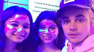 SEE PIC: Justin Bieber has a huge fan in Sachin Tendulkar's daughter Sara