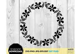 Download Flower Wreath Svg Flower Svg Flowers Summer Svg 1302039 Cut Files Design Bundles