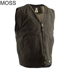 berne sherpa lined v neck vest vw531