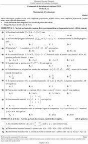 We did not find results for: Update Simulare Bac 2019 MatematicÄƒ Avem Subiectele La Clasa A Xii A Antena 1