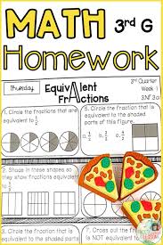 Third Grade Math Homework Bundle With Digital Option For Distance Learning In 2020 Third Grade Math Homework Math Homework Third Grade Math