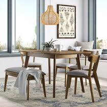 I dont really count the finish work because i just set it up in the warehouse at my work and we walk into the dining room area of this nice house and there is this huge all wood table capable of sitting. Walnut Kitchen Dining Room Sets You Ll Love In 2021 Wayfair