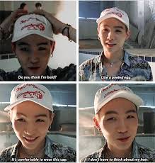 I Don T Think You Re Bald Oppa Bts Boys Yoongi Bts Suga