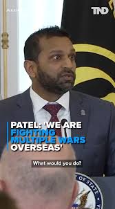 FBI Director Kash Patel says returning hostages home is a “top priority”  and says “we are fighting multiple wars overseas.”, Patel spoke at a U.S.  hostage and wrongful detainee flag raising ceremony ...