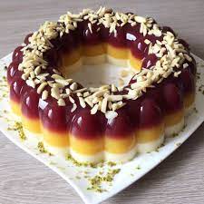 visneli portakalli ve irmikli 3 renkli hafif pasta pasta tatli tatli tarifleri