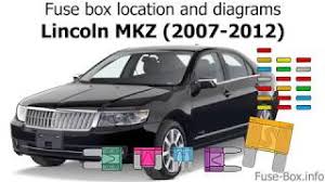 Does the seat warmers on a 2007 lincoln mkz havea fuse box? Fuse Box Location And Diagrams Lincoln Mkz 2007 2012 Youtube