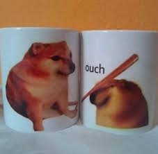 Cheems Bonk Doge Meme Coffee Tea Mug 11oz Latest Cheems Etsy In 2021 Funny Dog Gifts Dog Gifts Dog Birthday Gift