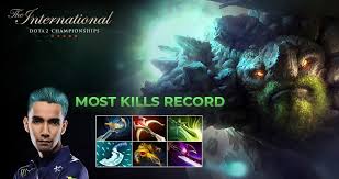 He holds the record for being the youngest player to win the international at 16 years old in 2015. Sumail Sets Record For Most Kills Ever In One Game At The International Kill Ping