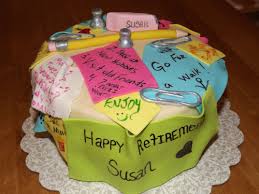 A retirement party theme should reflect on a person's career and life. Bank Retirement Theme Cake Novocom Top