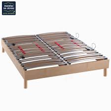 Tout serait parfait si la toile sensée être tendue au dessus du sommeil tenait correctement espevär. Sommier Bois Naturel 140x200 En Une Ou Deux Parties Matelas No Stress