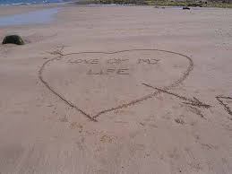 Image result for love letters in the sand images