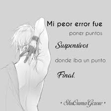 Ver más ideas sobre frases tristes, frases de sentimientos, frases animo. Anime De Amor